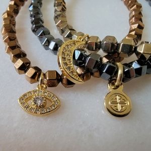 METALLIC KRYPTONITE BRACELETS